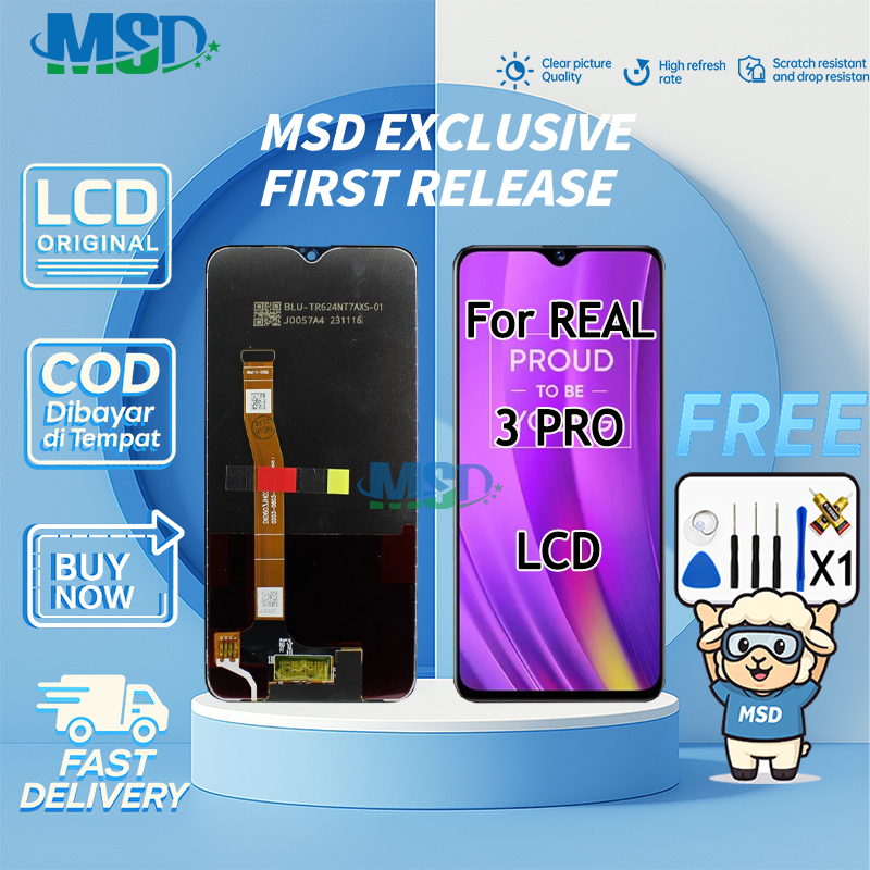 LCD For REALME 3 PRO ORIGINAL  UNIVERSAL FULLSET Touchscreen LCD HP OG ASUGAR/MSD