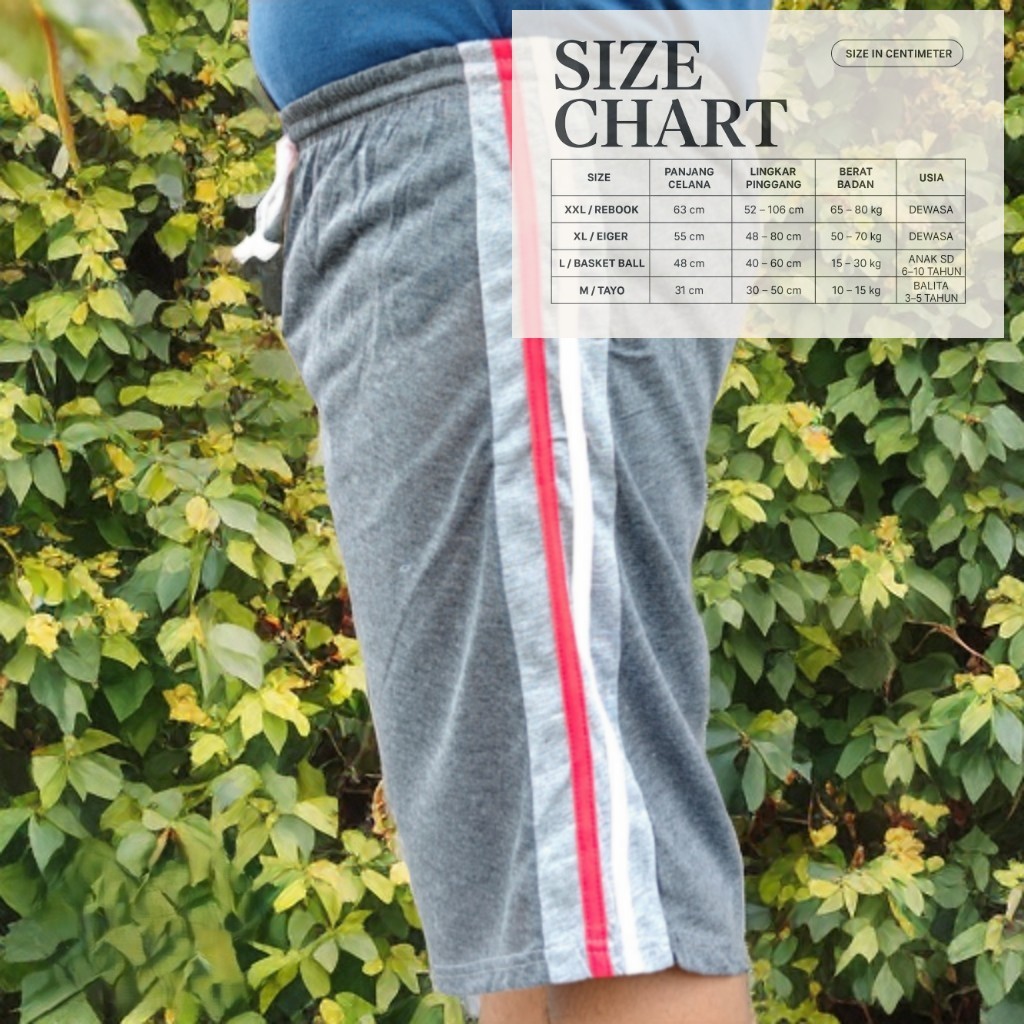 Celana Kolor Pendek Anak Misty - Dewasa Jumbo - Misty - MST