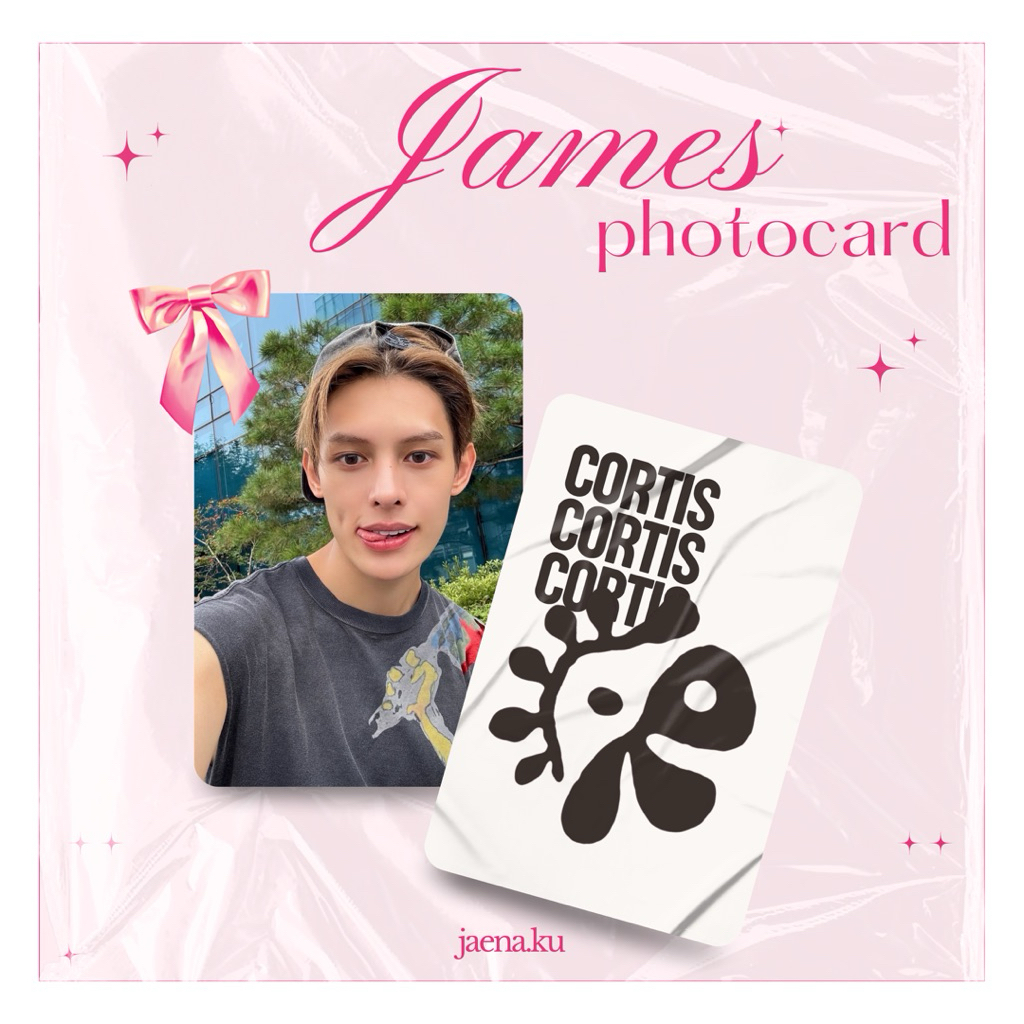 [CORTIS] PHOTOCARD SELCA JAMES CORTIS KPOP