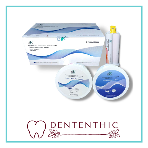 Dental PVS Putty Light body Double impression set
