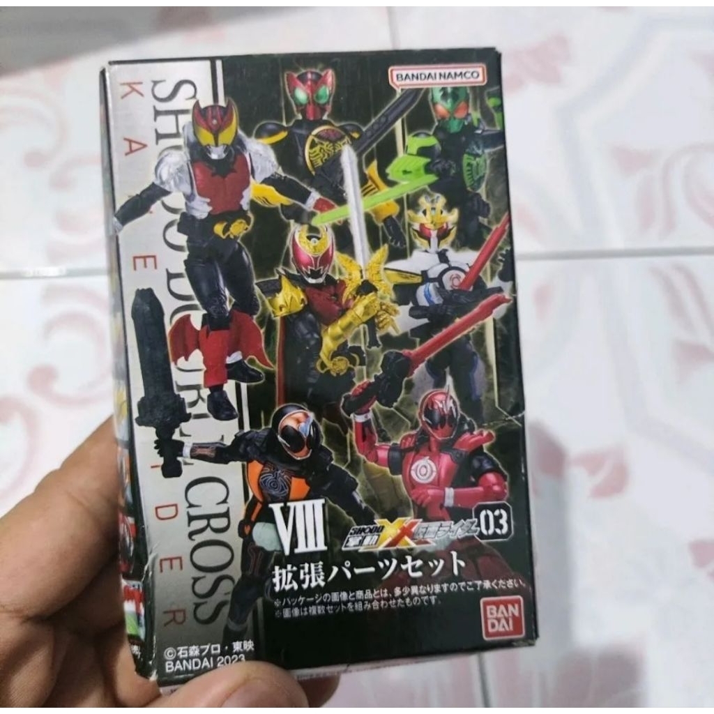 Shodo xx vol 3 expansion set weapon kamen rider ghost ixa kivaa toucon ooo gatakiriba ori not shf so