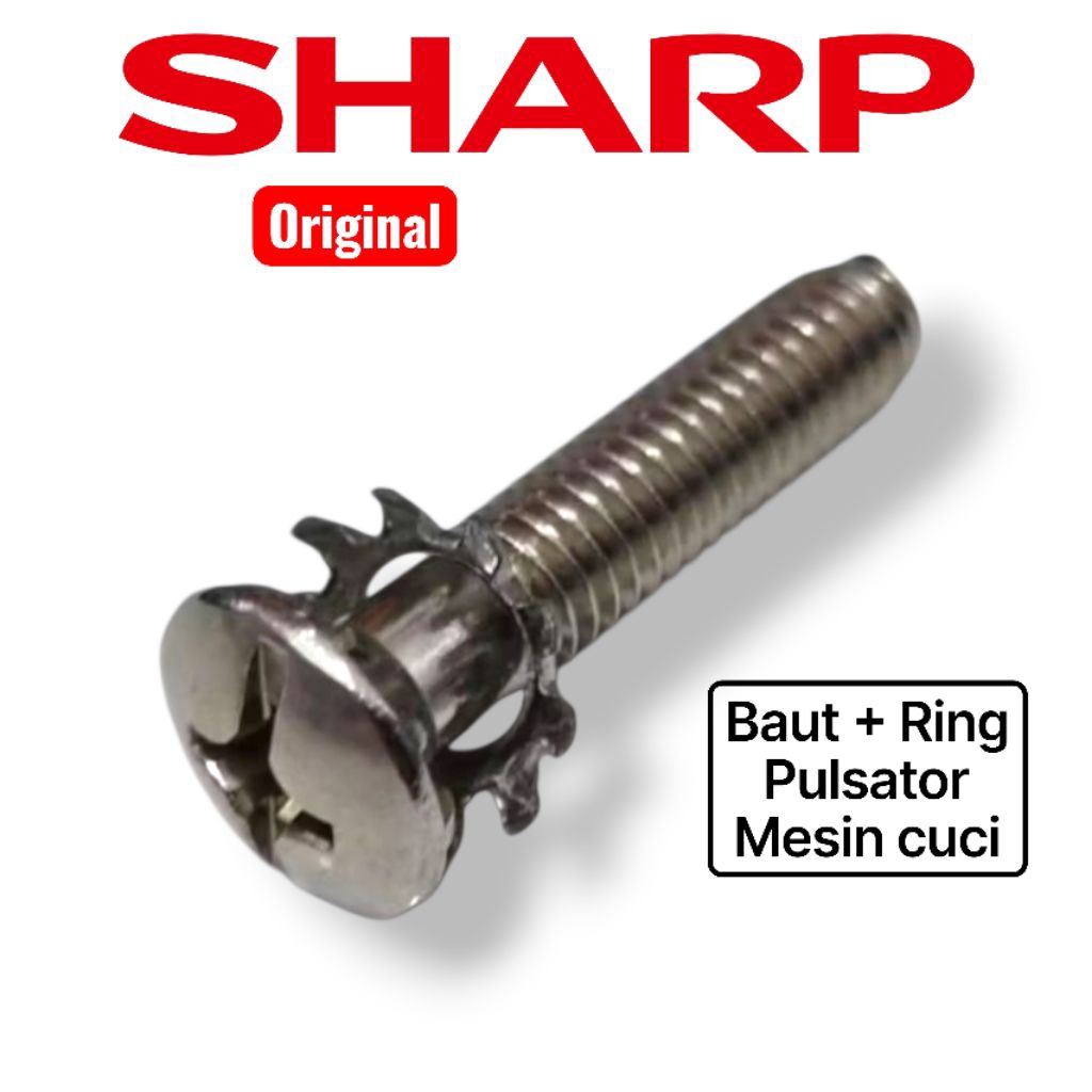 BAUT PULSATOR MESIN CUCI SHARP 2 TABUNG ORIGINAL