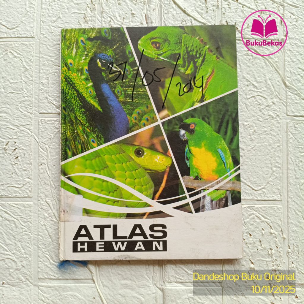 Atlas Hewan - Buku Pengetahuan Anak Bekas Preloved HARDCOVER