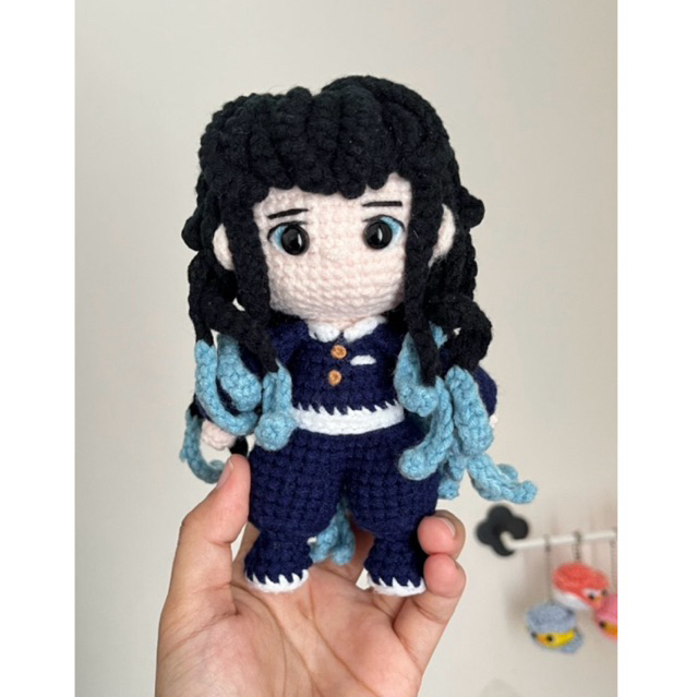 HANDMADE BONEKA RAJUT MUICHIRO TOKITO DEMON SLAYER