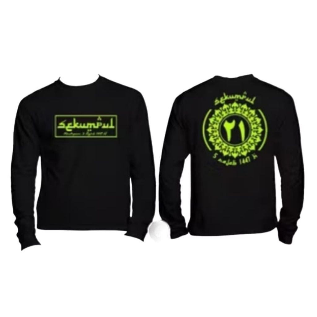 Kaos Lengan Panjang Haul Sekumpul Kaos Distro Unisex