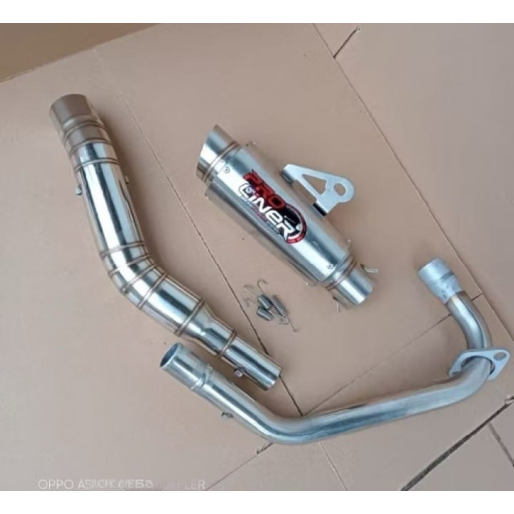 Knalpot PROLINER KOLONG BAWAH KLX 150 CRF 150 DTRACKER 150
