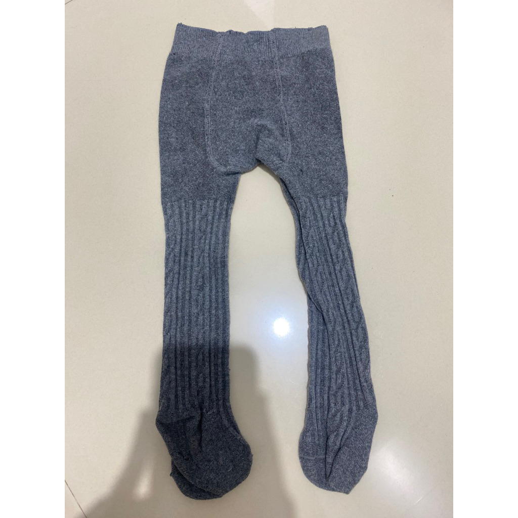 preloved legging bayi tutup kaki 0-3m abu