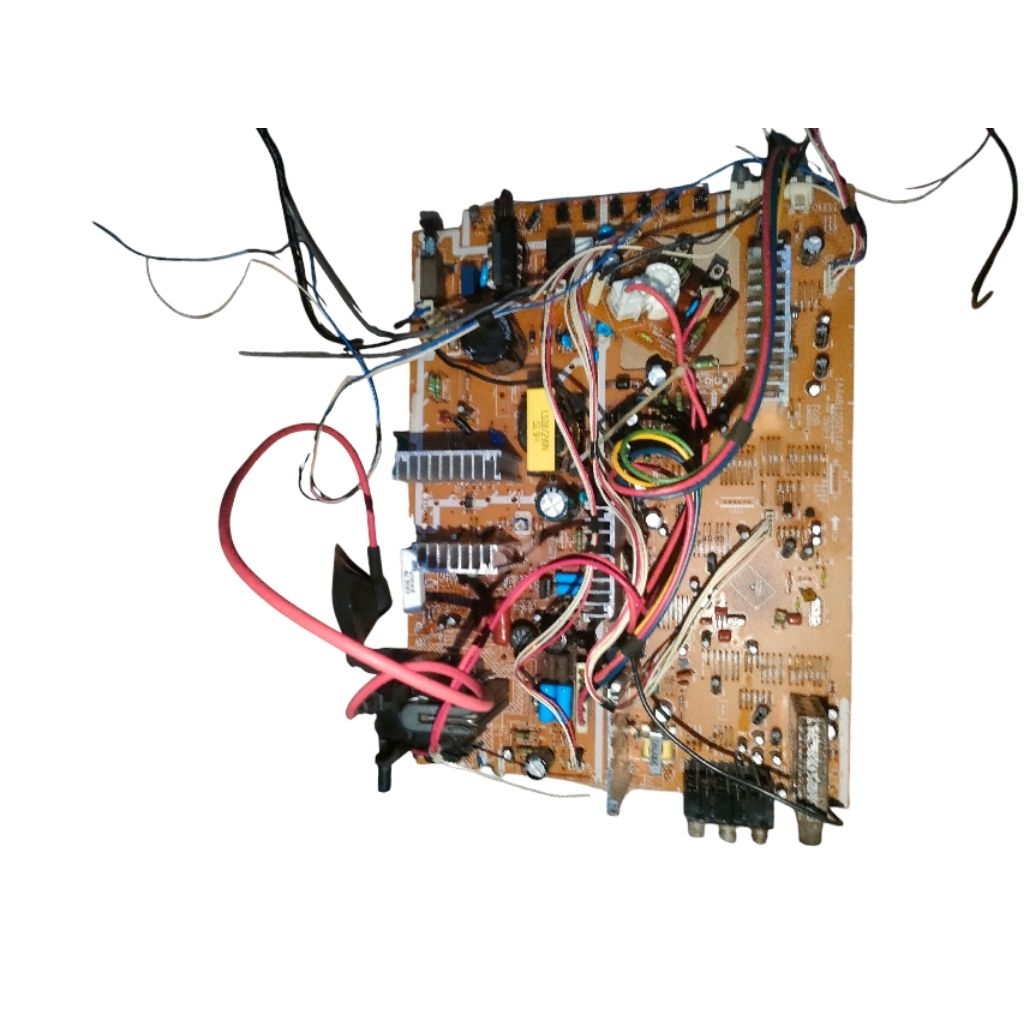 mesin tv Sanyo 29in slim ORI cabutan dari tv blum uji coba gembling