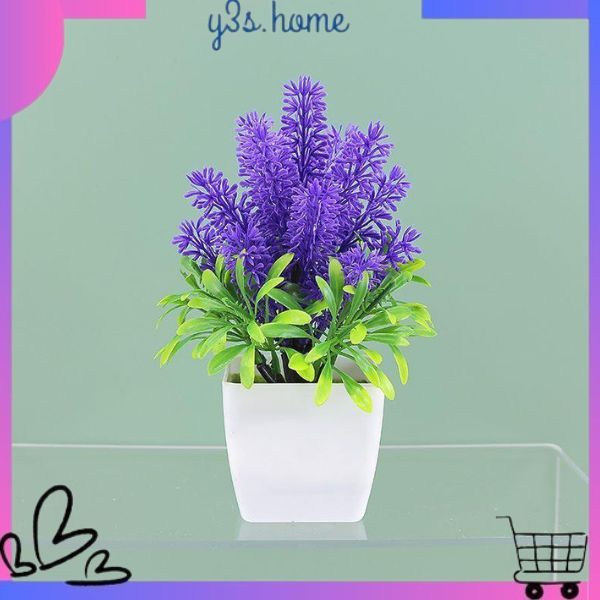 Tanaman Hias Pohon Bonsai Mini Bunga Artificial Plastik Dekorasi Rumah