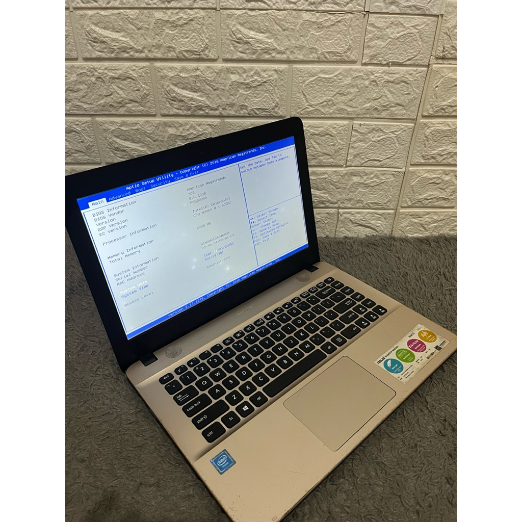 ASUS X441SA unit second