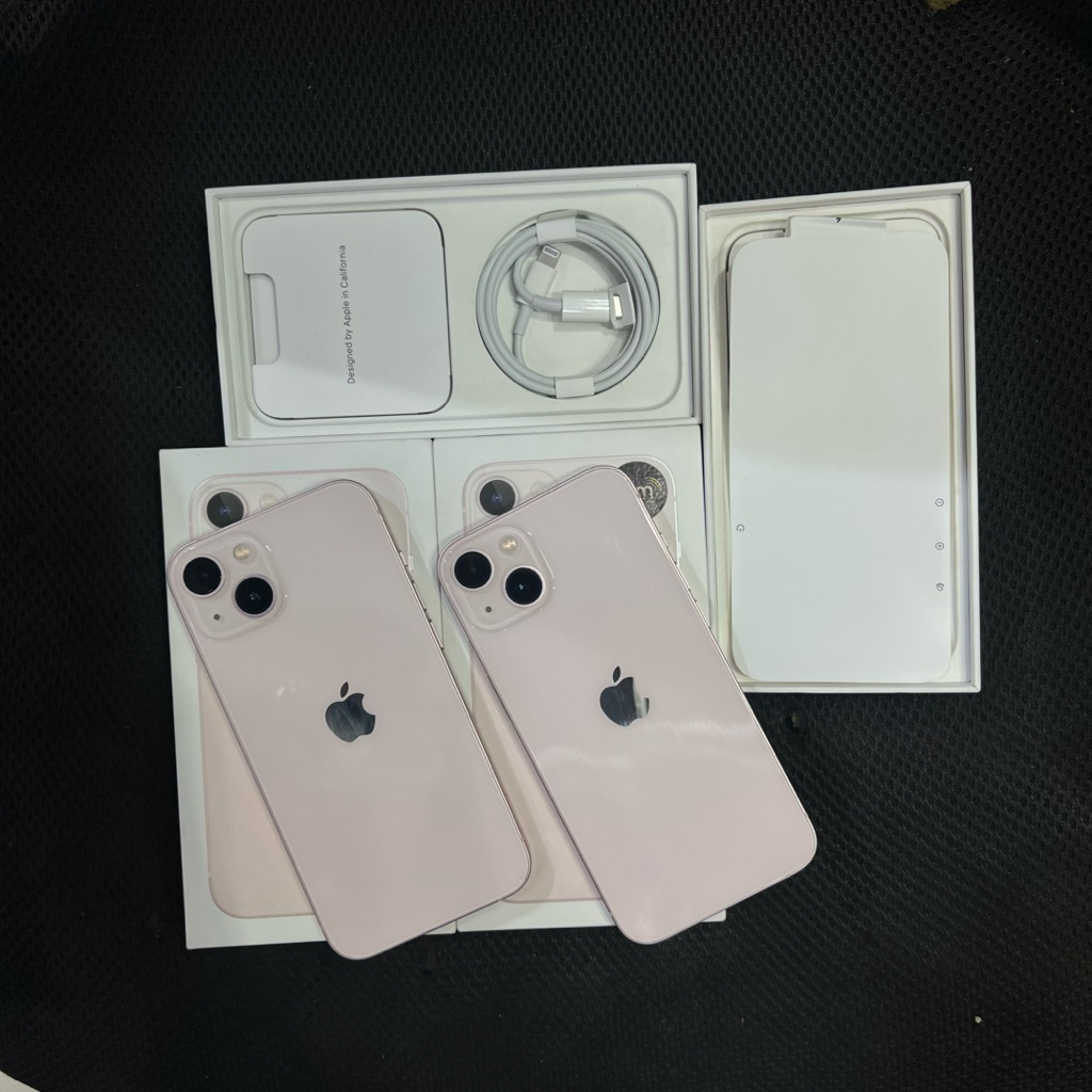 iphone 13 256gb pink resmi ibox fullset original mulus like new aksesoris masih baru dari beli