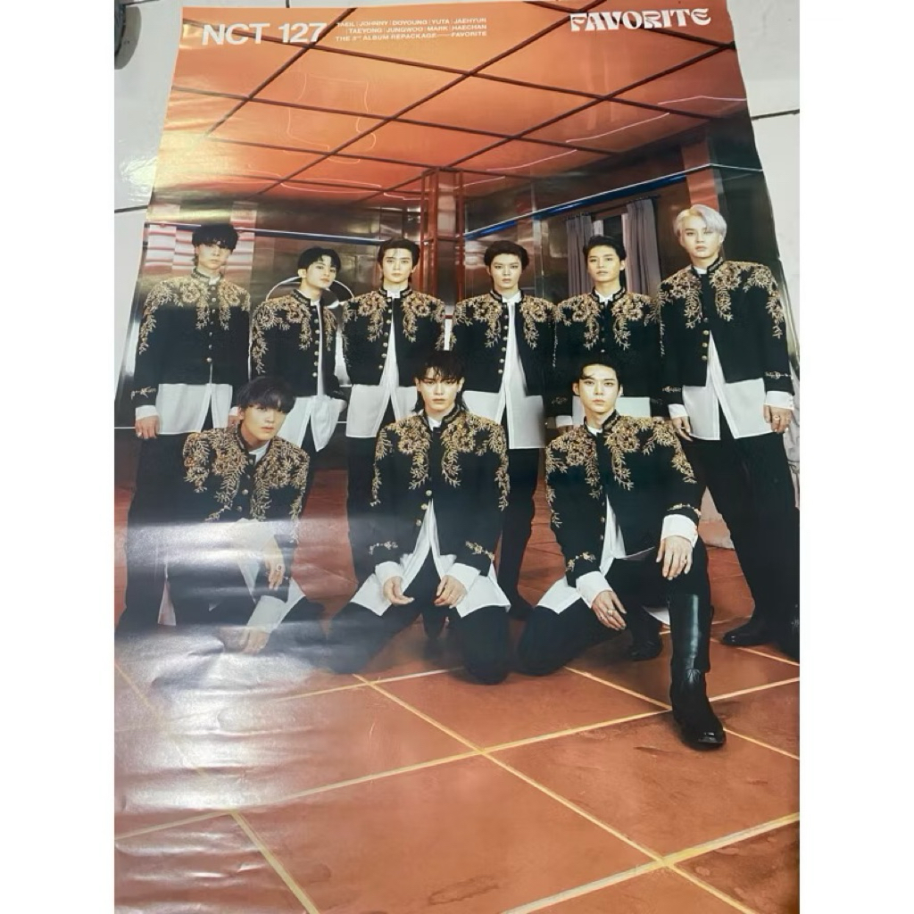 NCT127.1 - POSTER NCT 127 STICKER OFFICIAL POSTER + TUBE