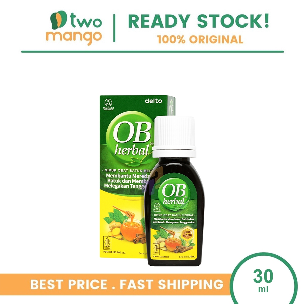 OB HERBAL SYRUP BOTOL | Obat Batuk Berdahak, Gatal Tenggorokan