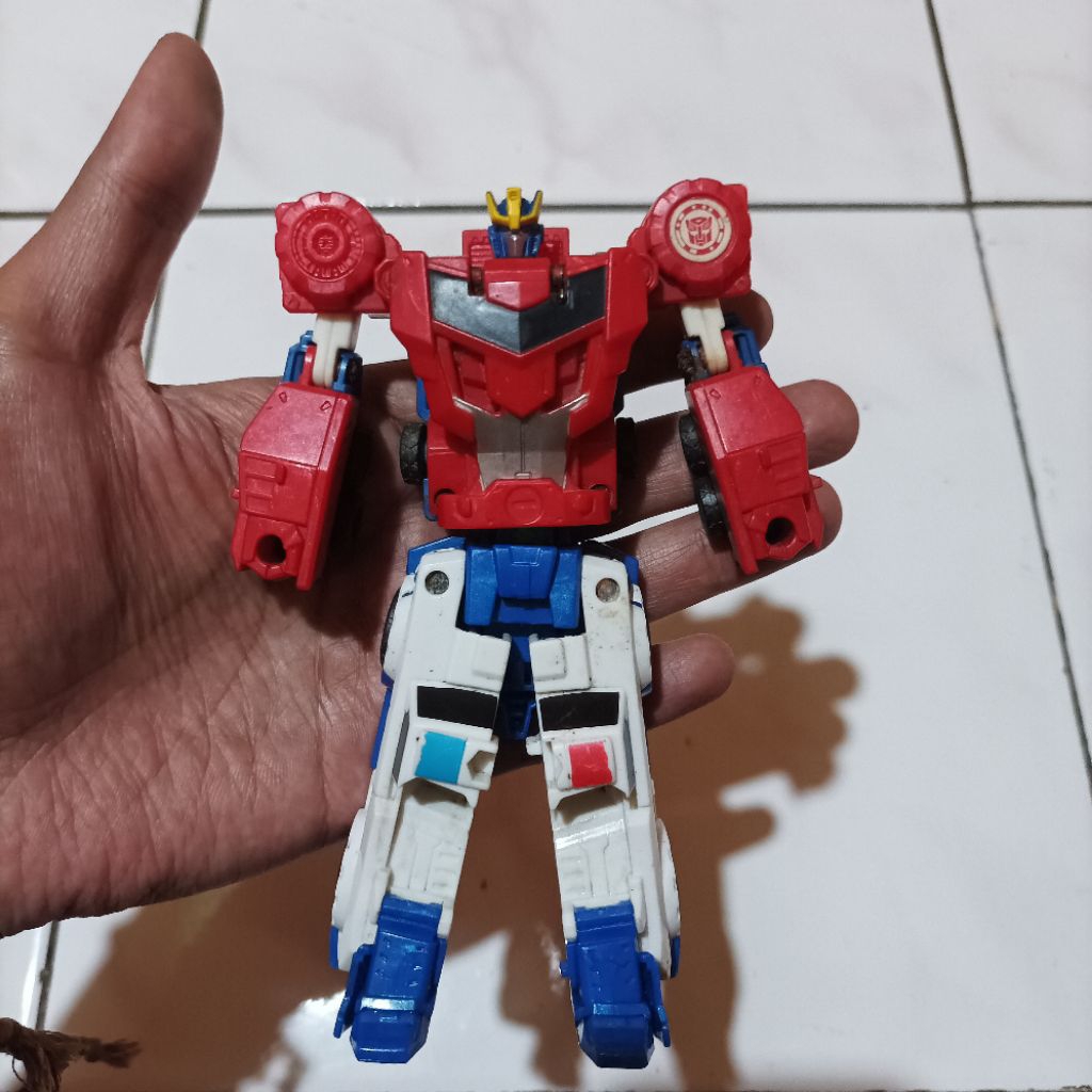 Original Hasbro Transformers Optimus RID Combiner Mainan Action Figure