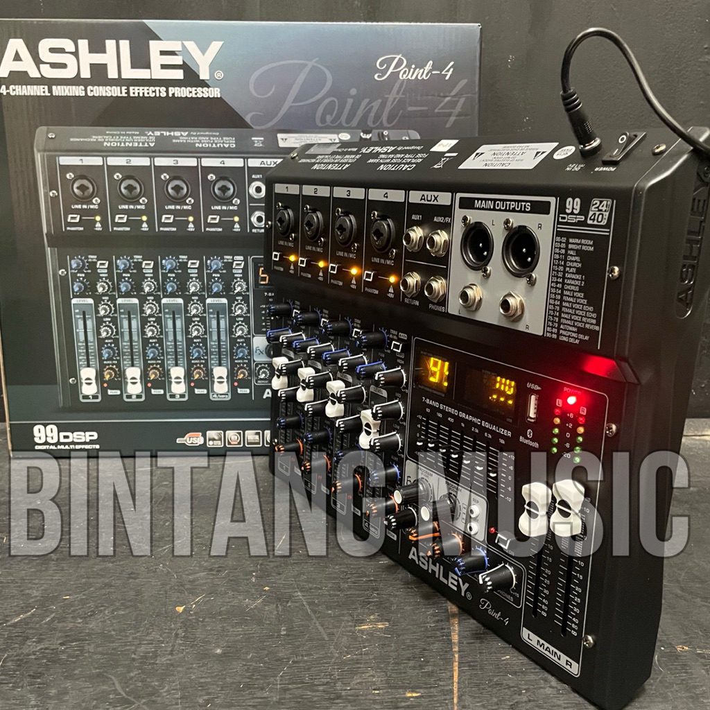 Mixer Ashley Point 4 original ashley Point4 channel POINT4