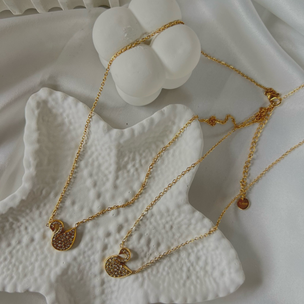 pay&co || kalung angsa anti karat || kalung titanium angsa anti karat || kalung berlian angsa