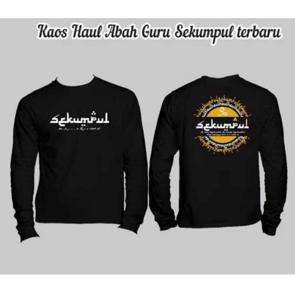 Kaos Lengan Panjang Haul Abah Guru Sekumpul Kaos Distro Unisex