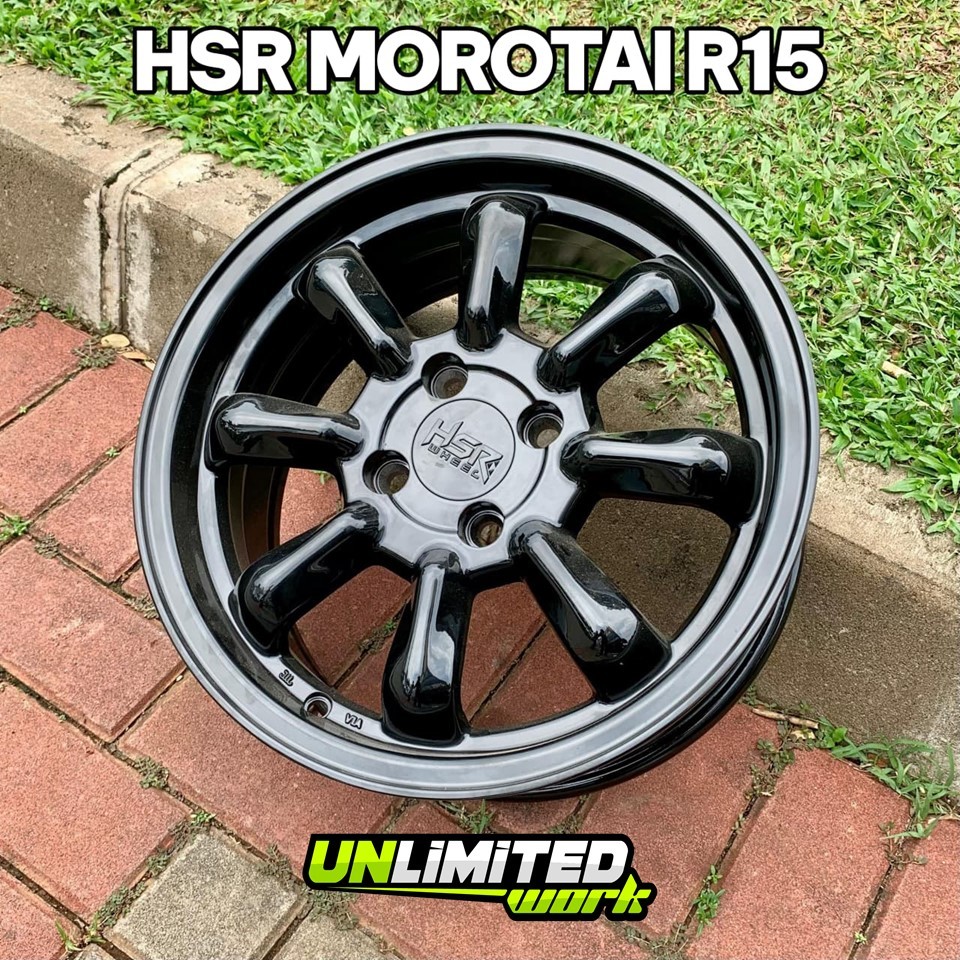 Velg Model Watanabe Ring 15 Classic Look HSR Morotai R15 Hole 4X100 Mobil Brio Karimun Mobilio Jazz