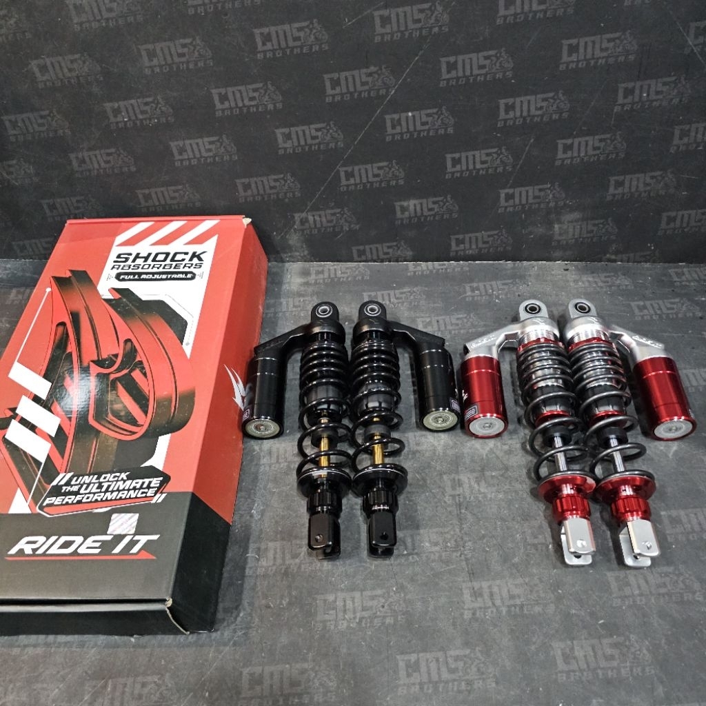 Shockbreaker Shock Tabung Atas Ride It GP 299 Pro Series Aerox Nmax New Original 310mm