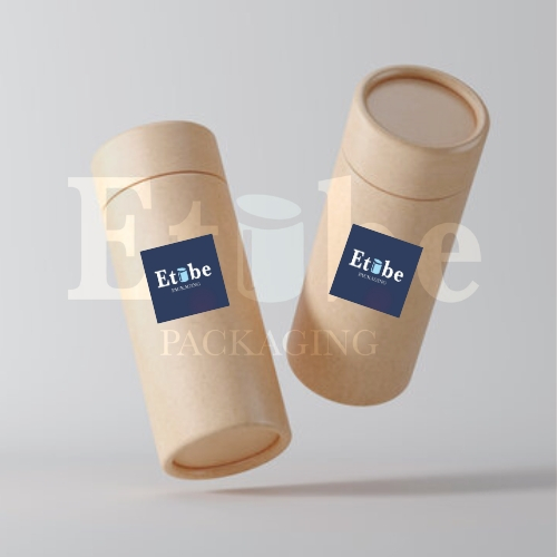 Paper tube Packaging Custom Tipe Triple Telescope Kemasan Mewah Elegan Berkualitas Ramah Lingkungan