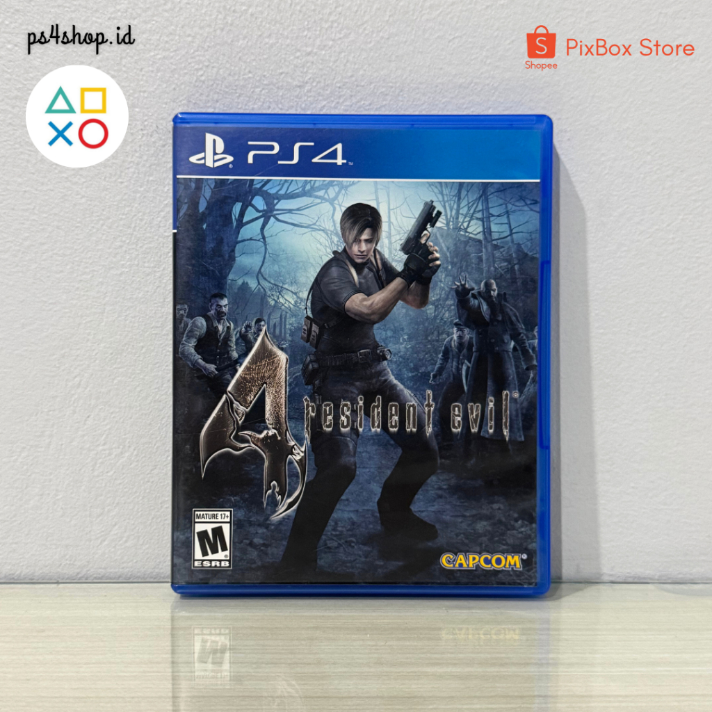 BD Kaset Resident Evil 4 PS4 Second Bekas Ori | Game Survival Horror Action PS4