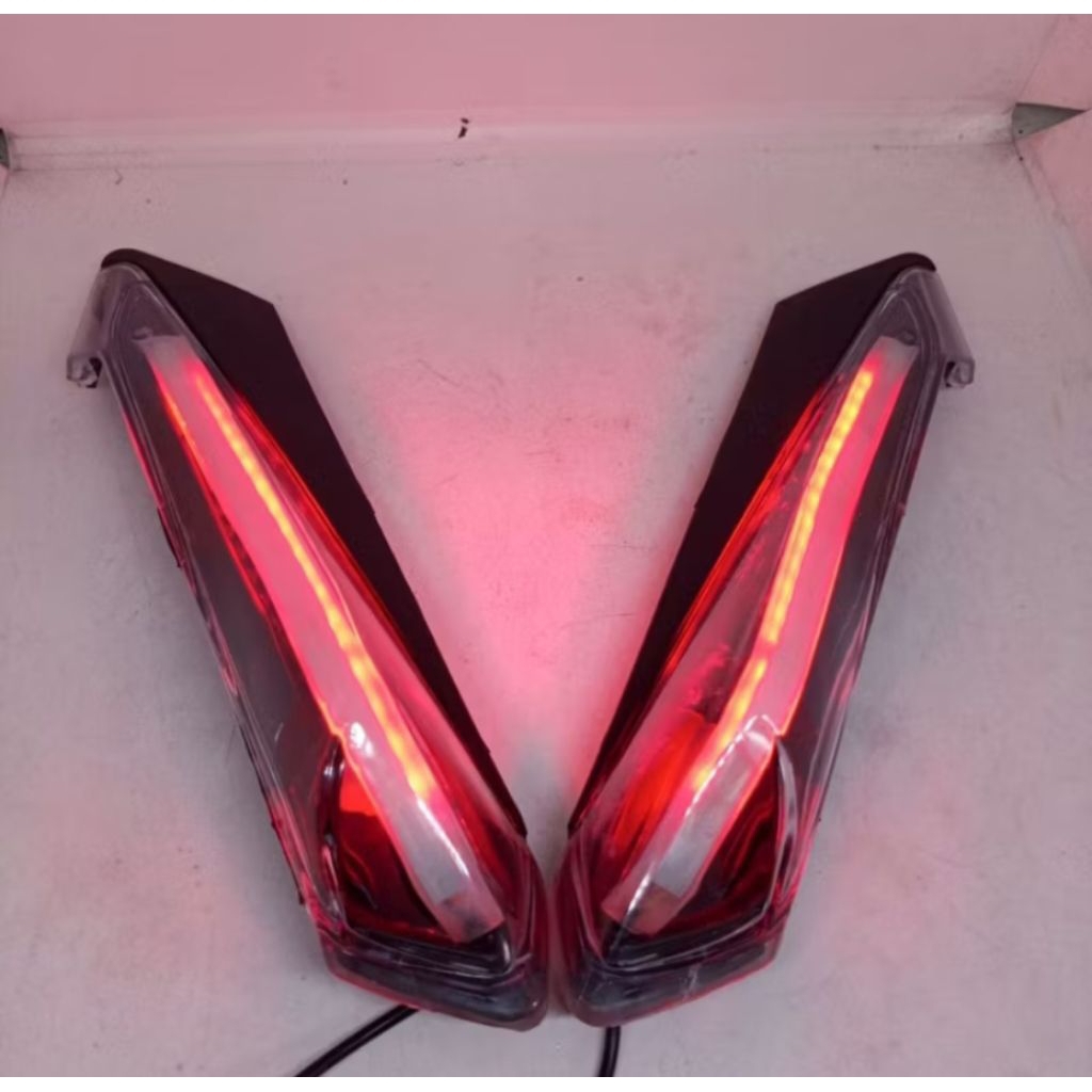 Lampu Sen Sein Reteng Depan Vario 110 Techno Custom Lampu Alis Running Merah Biru Super Keren