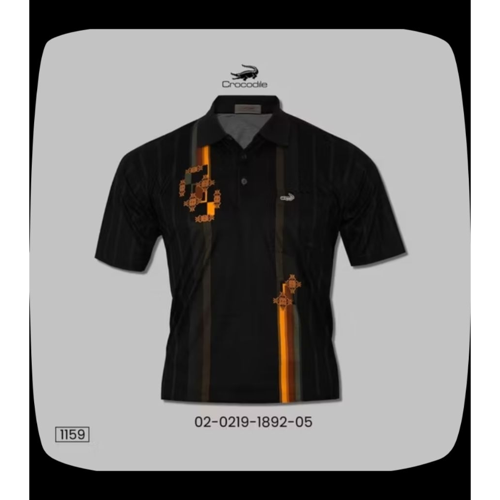kaus pria Polo Men Original Crocodile Diamond / Platinum Katun HALUls