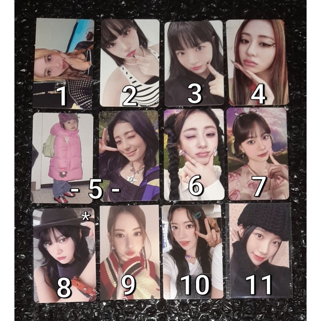 PC PHOTOCARD LE SSERAFIM YUNJIN CHAEWON EUNCHAE SAKURA KAZUHA HOODIE TSHIRT FEARNADA UNFORGIVEN KPOP