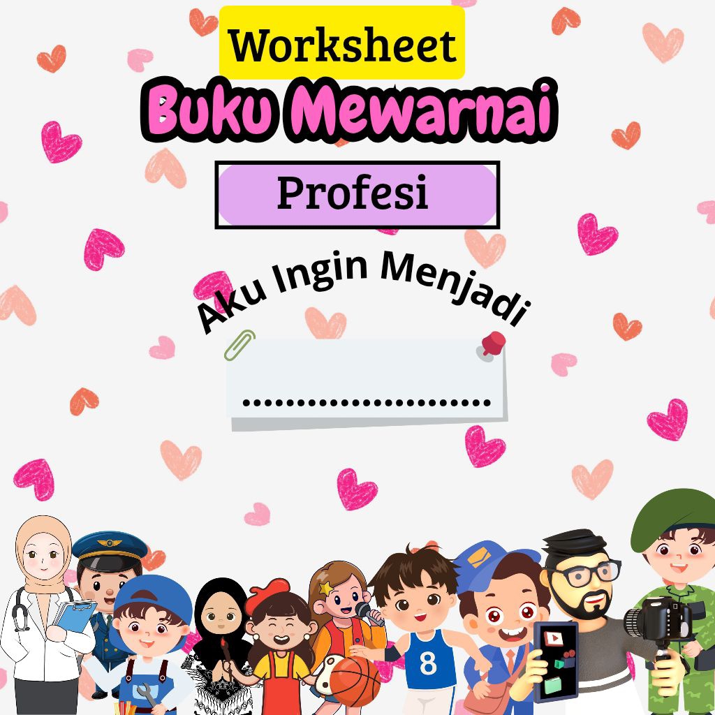 Buku Mewarnai Tema Profesi (pdf)
