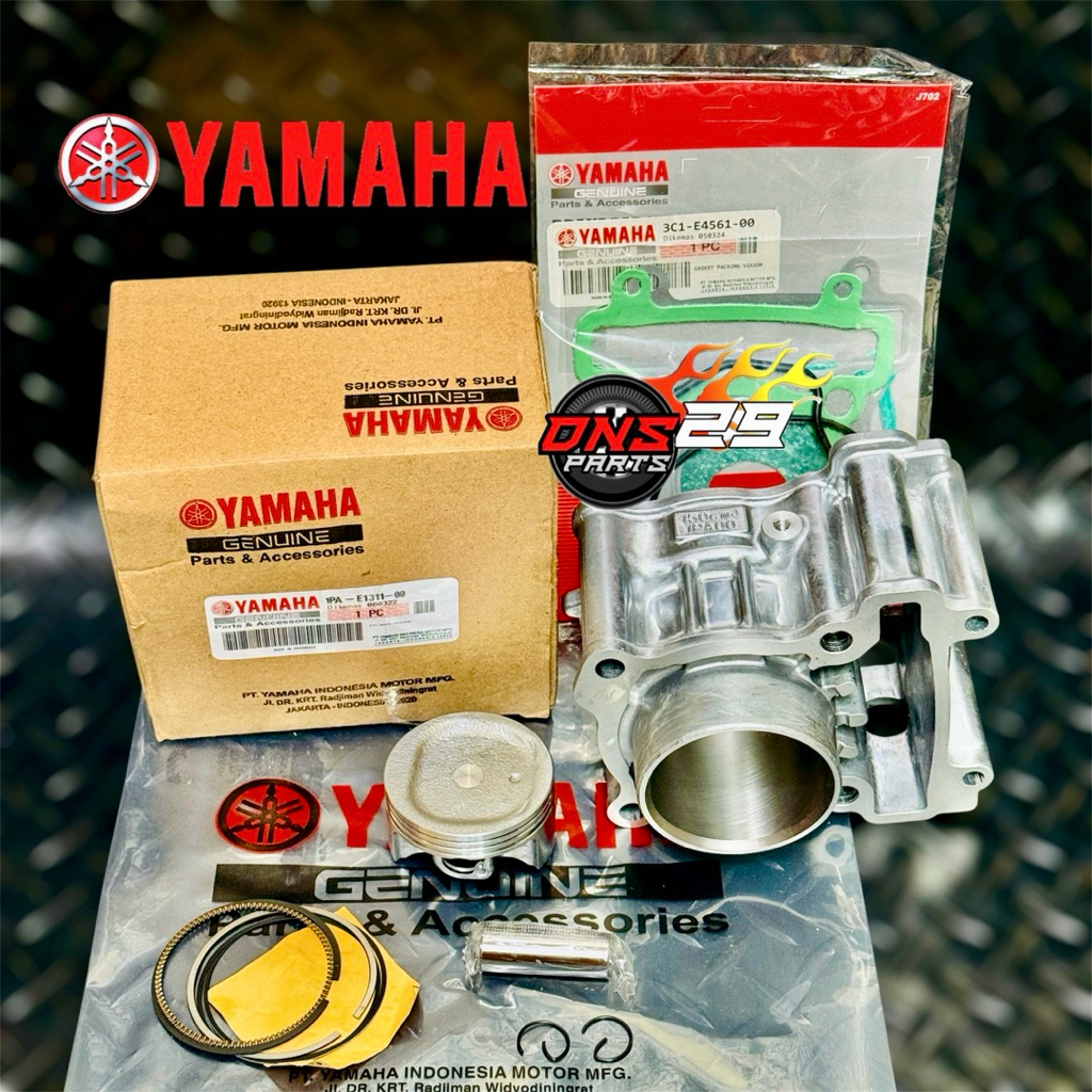 BLOK SEHER KOMPLIT PLUS PISTON 3C1/1PA YAMAHA VIXION OLD VIXION NEW OLD NVL/NVA PNP JUPITER MX 150 O