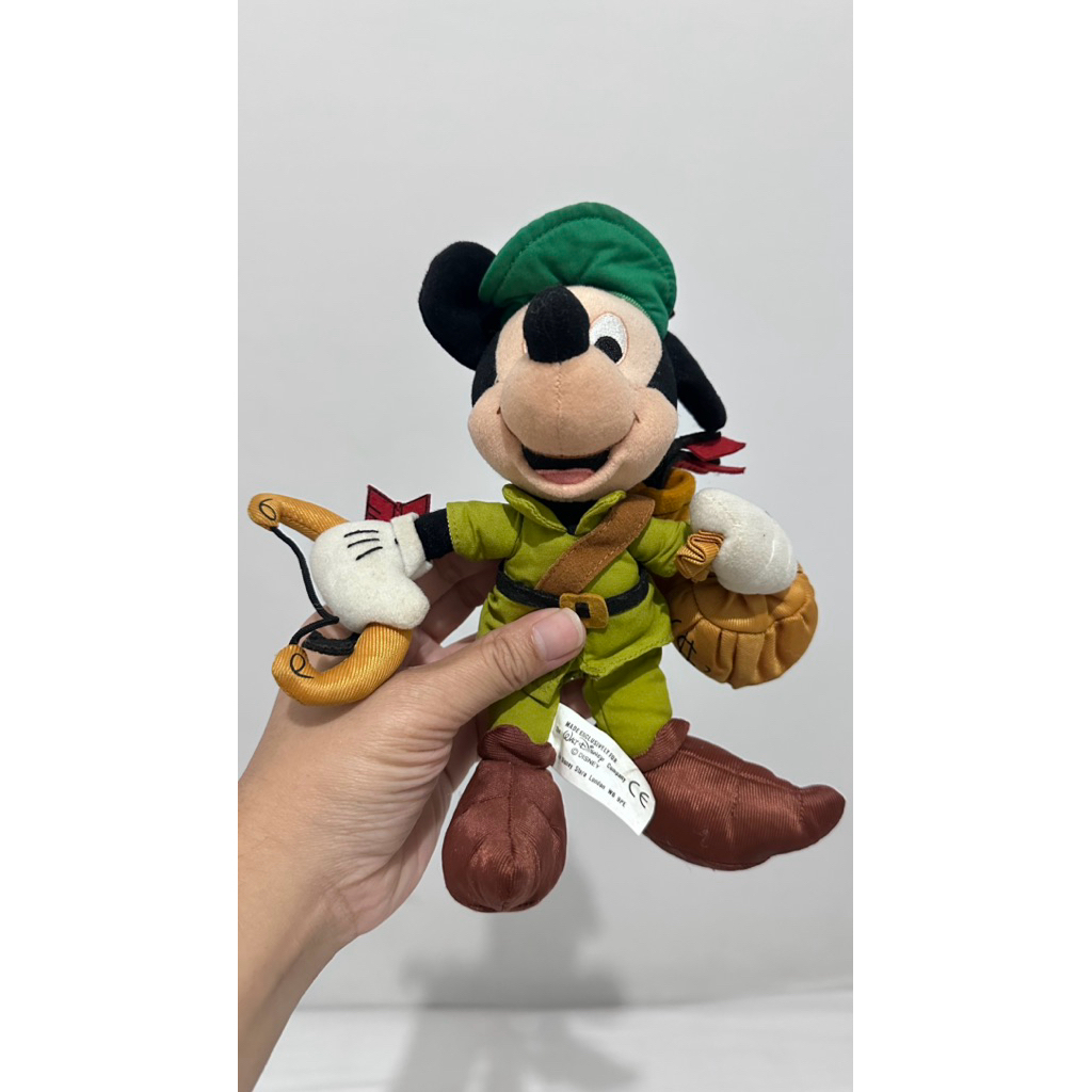 [Ready stock] Boneka Mickey Peterpan Rare Original Disney Preloved