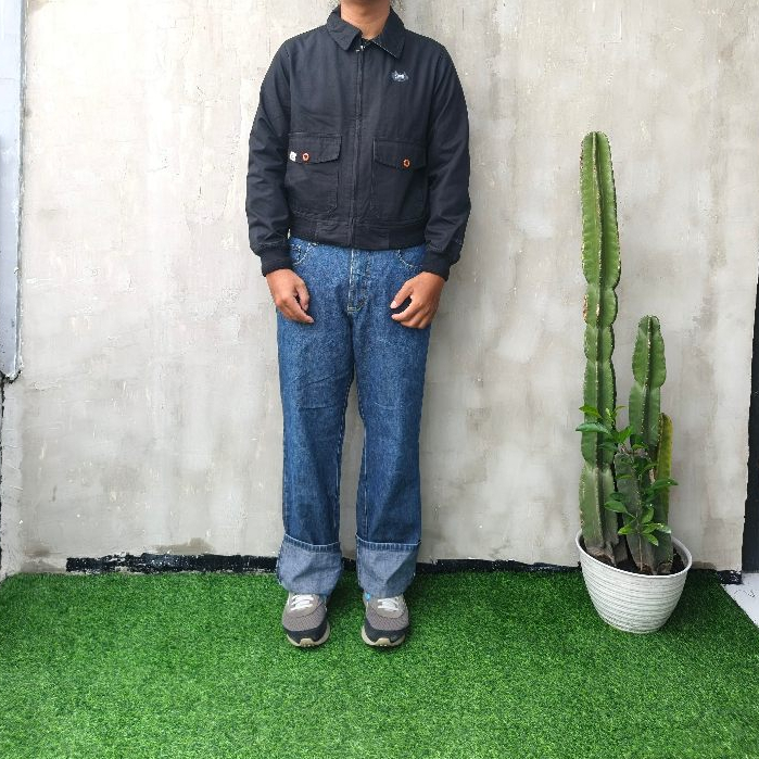 JACKET CASUAL SWIB  BLACK