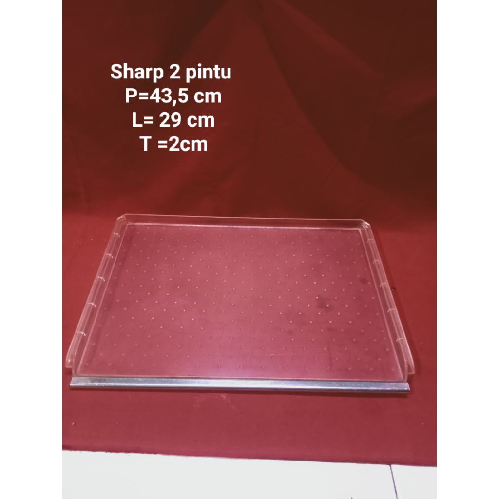 Rak Tatakan kulkas merk SHARP 2 PINTU  Original copotan