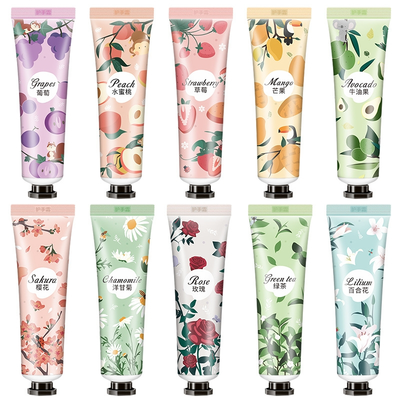 Sadoer Floral Hand Cream Moisturizing 30ml || Sadoer Sakura Rose Hand Cream Soft 30ml