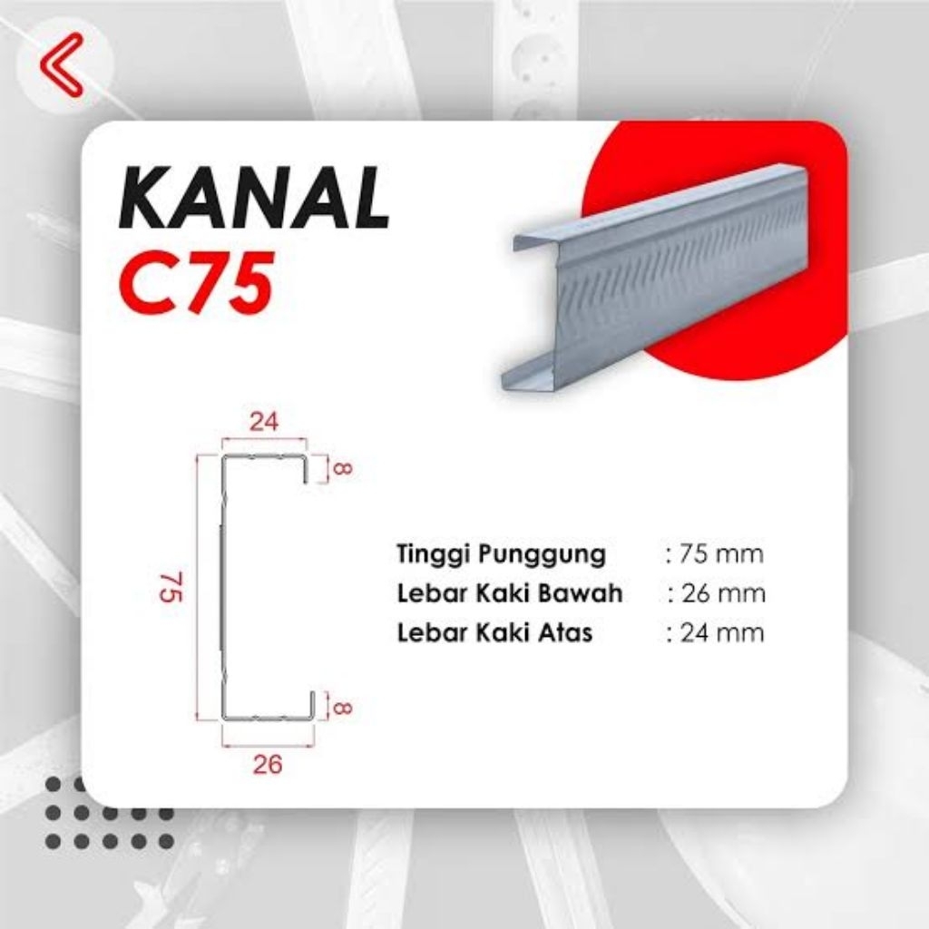 Kanal c baja ringan kencana