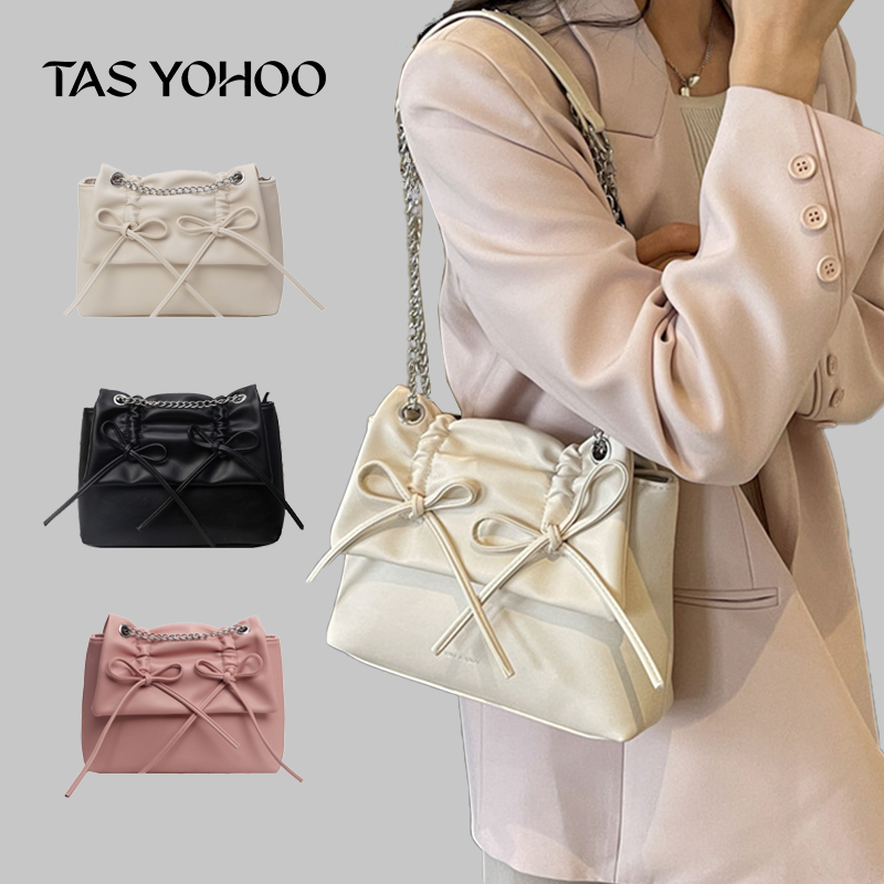 Tas Selempang Wanita Tas selempang rantai fashion wanita Tas selempang bahu wanita model baru Sling 