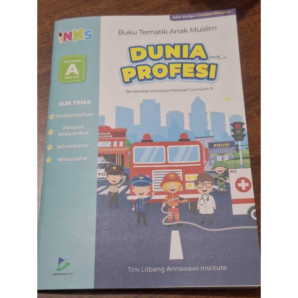 Annawawimedia|Modul TK/PAUD | Tema Dunia Profesi A & B