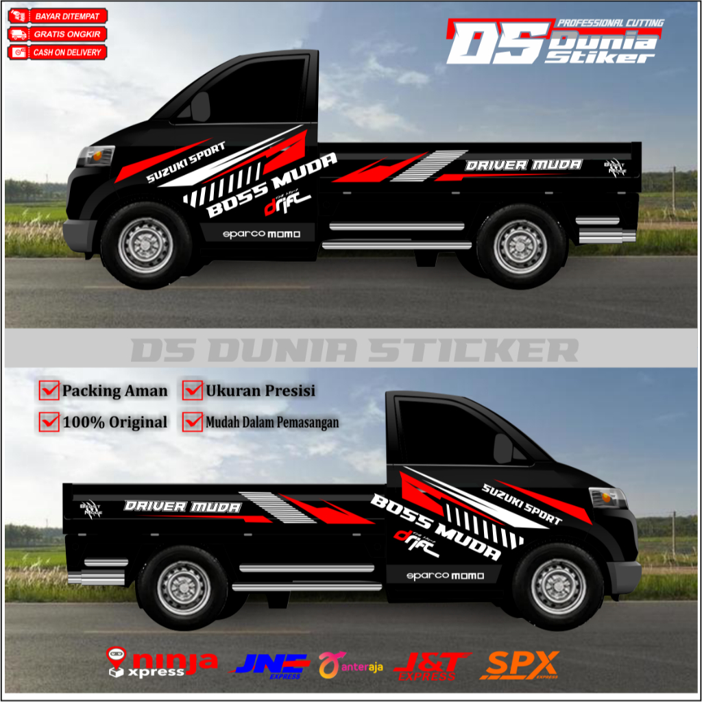 Sticker Cutting Mobil Suzuki APV Mega Carry Bisa Custom