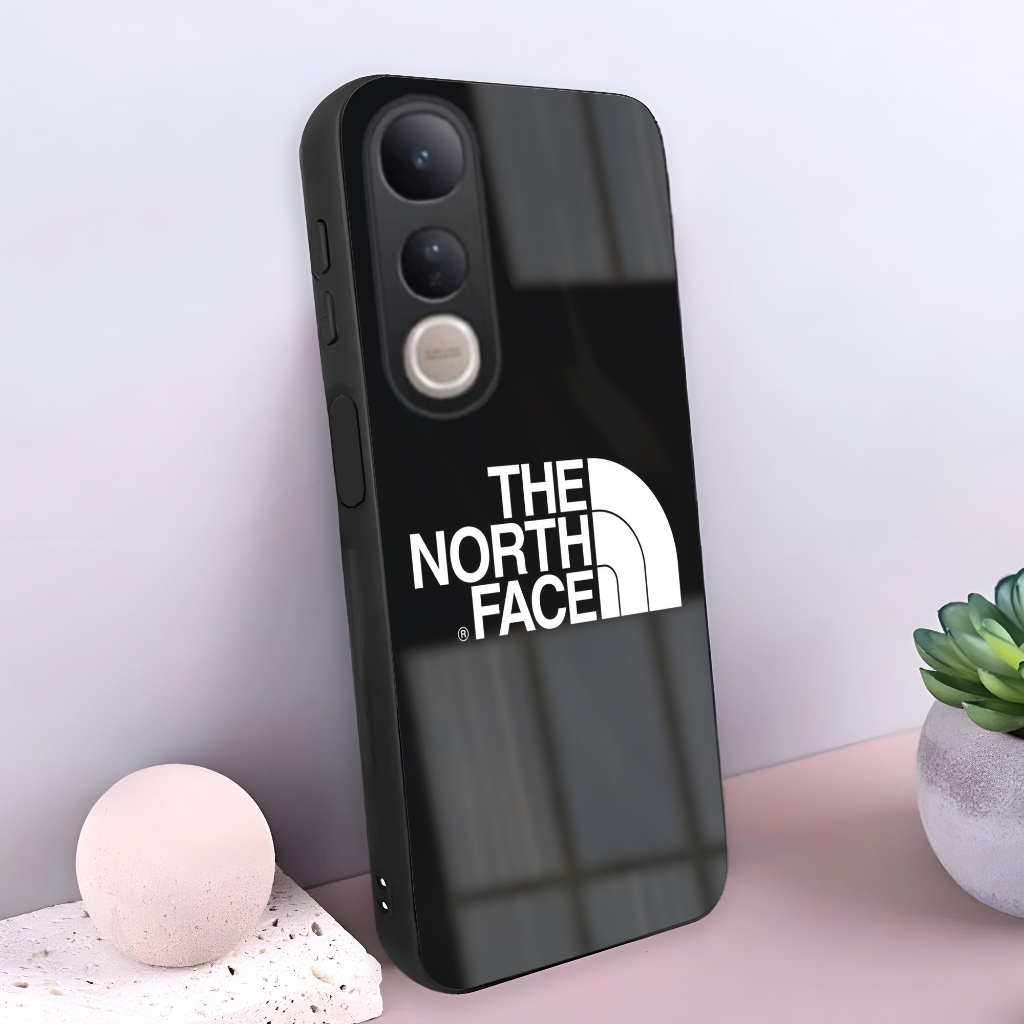 Softcase Terbaru Vivo V40 V40 Lite V50 V50 Lite Case Kilau VIVO [ The North Face ] Bisa COD
