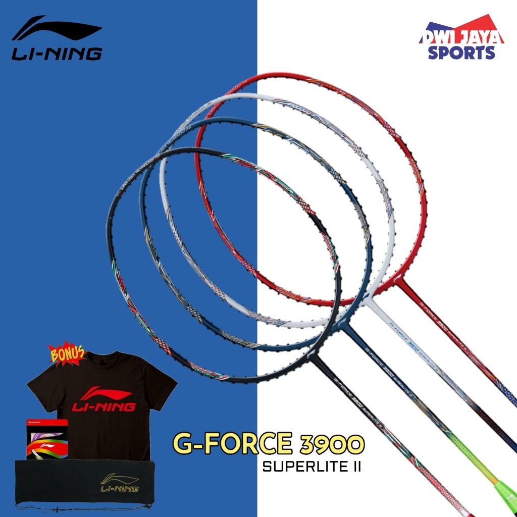 Raket Badminton Lining G FORCE 3900 Superlite II | Raket Lining G Force 3900 Superlite II Original |