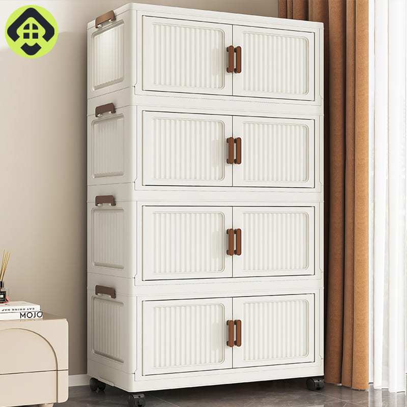 SALVO Lemari Pakaian Plastik Susun Jumbo Minimalis Dewasa Anak Lemari Plastik Multifungsi