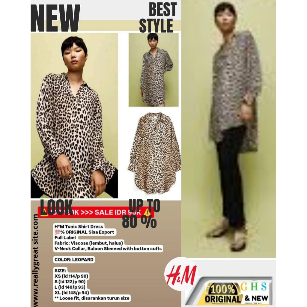 Tunic Dress Viscoses Satin Lengan Panjang | Dress Long Sleeves - HM5108