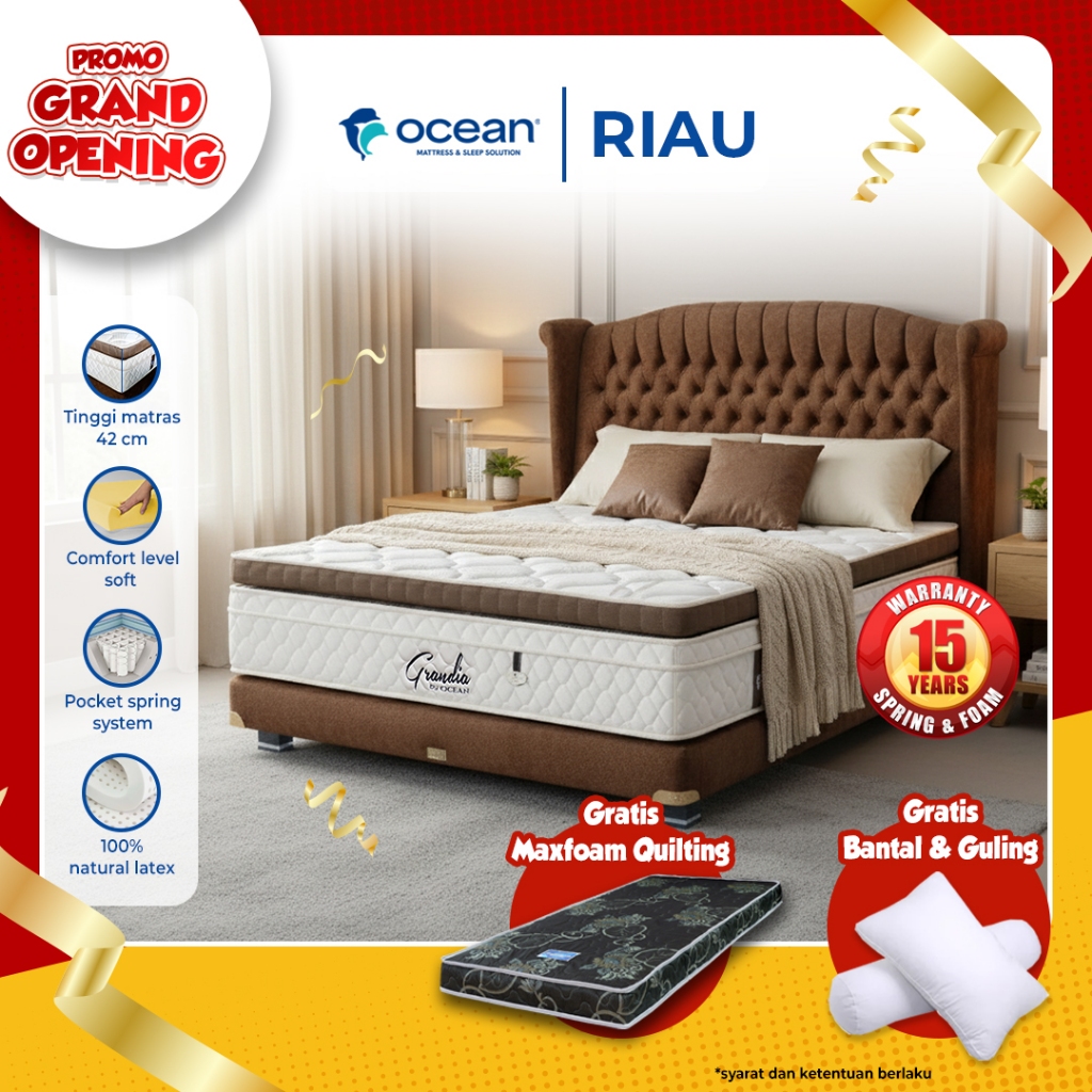 OCEAN SPRINGBED - KASUR / MATRAS / SPRINGBED GRANDIA BY OCEAN