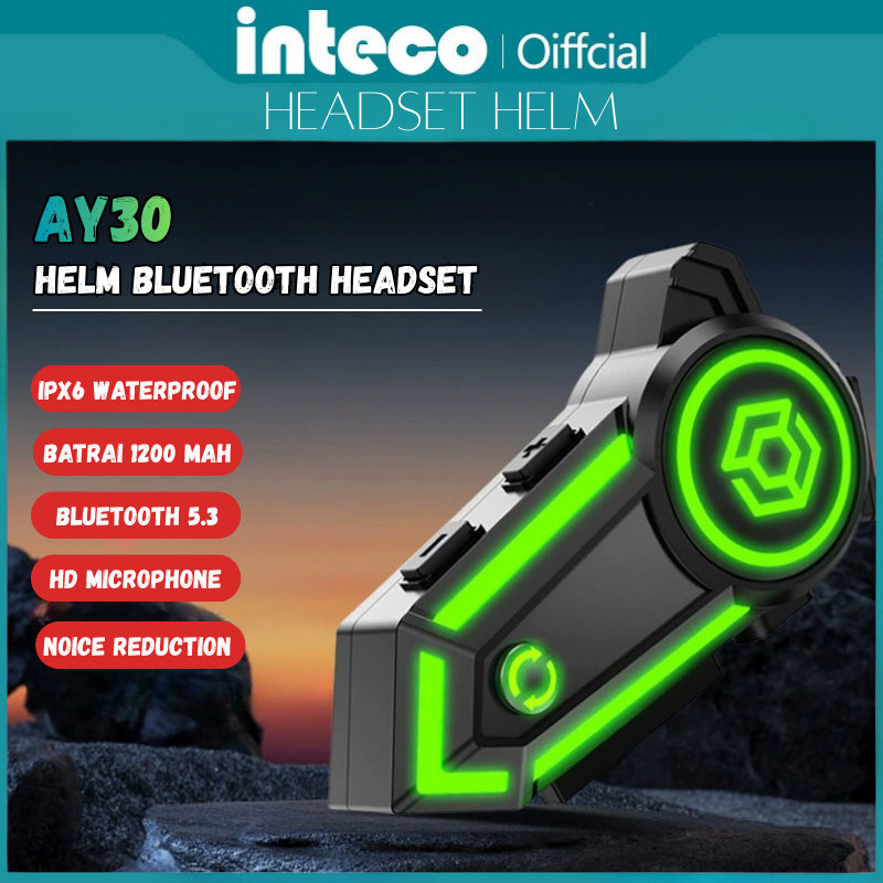 Intercom Helm Motor Headset Helm Bluetooth Hands Free Dengan Mikrofon Tahan Air Mic Bluetooth Helm S