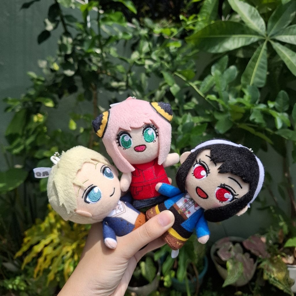 Boneka Plushie Moipon Anime Spy x Family Loid Forger Yor Forger & Anya Forger