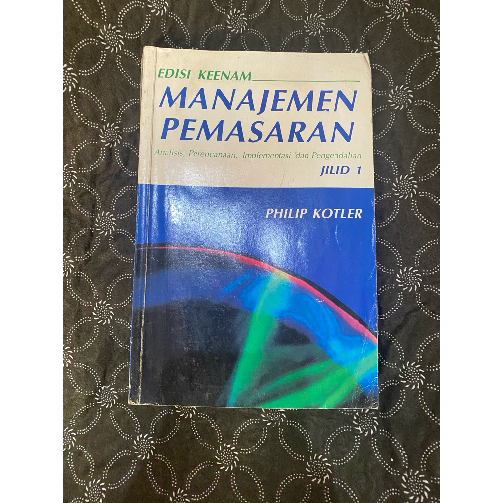 MANAJEMEN PEMASARAN EDISI KEENAM JILID I - PHILIP KOTLER || Bekas