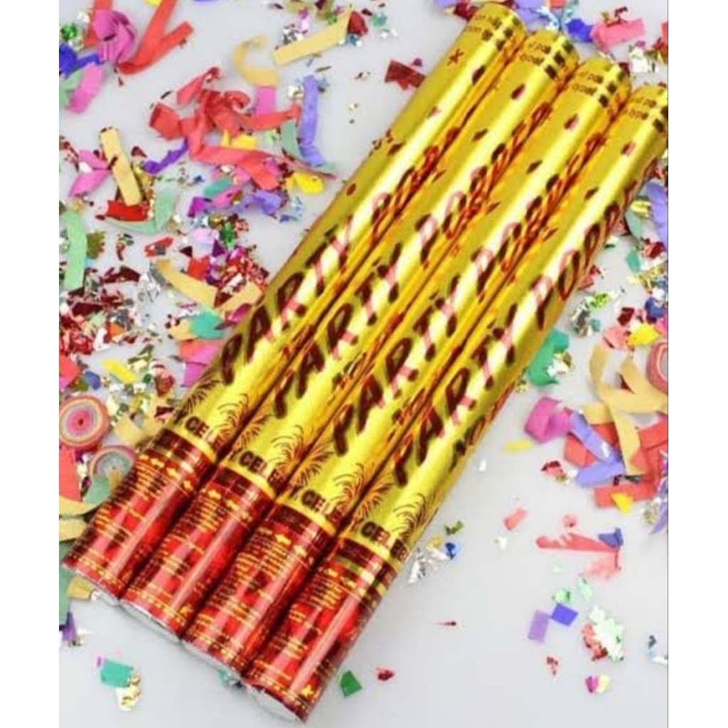 confetti asap warna warni memperindah foto