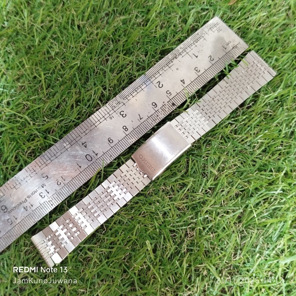 Rantai jam tangan vintage SEIKO original copotan lug 18 mm
