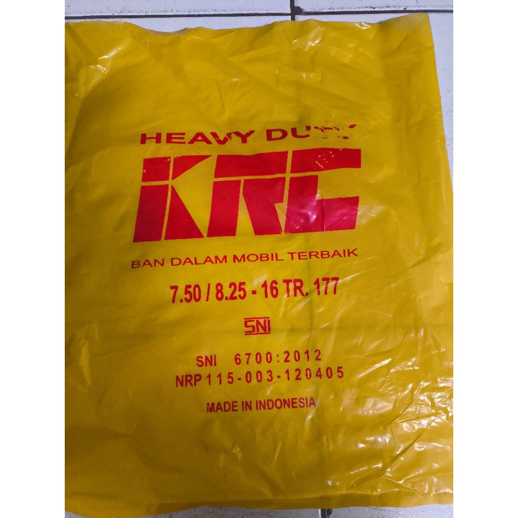 Ban dalam truk KRC 825-16 / 825R16 / 825 16