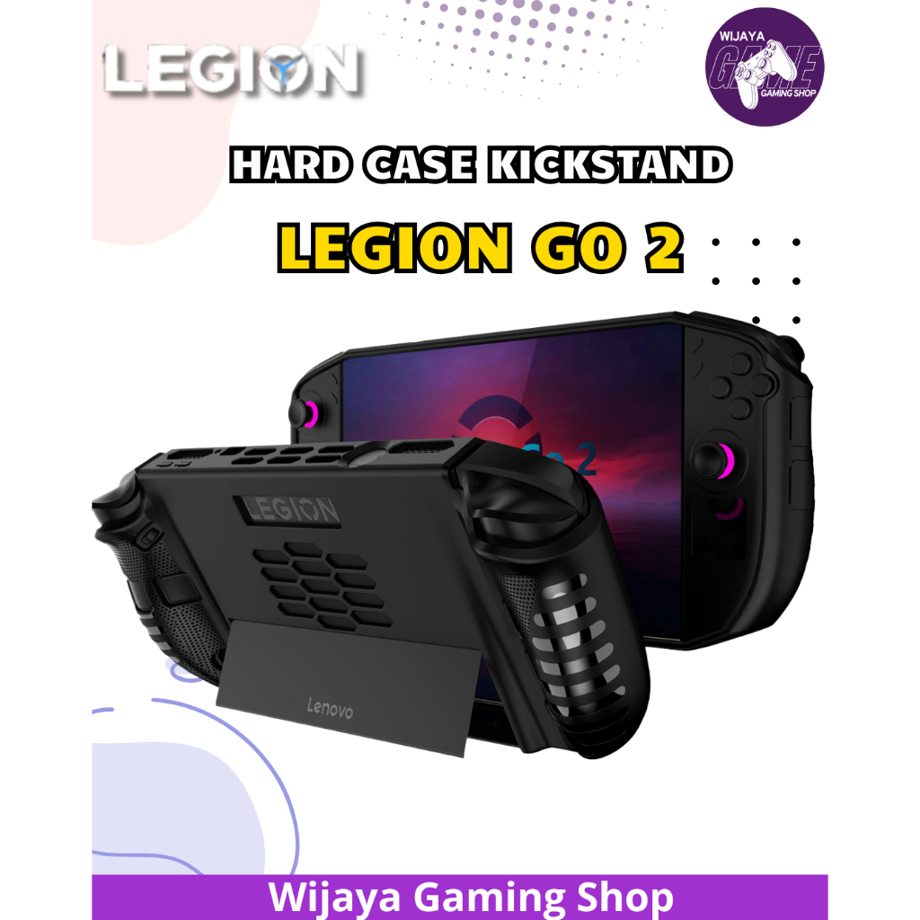 Hardcase Kickstand Legion Go 2 Case Pelindung Anti Shock, Casing Lenovo Legion Go2